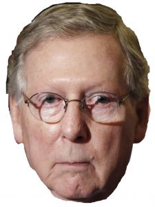 Mitch McConnell Haloween mask