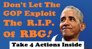 RBG earned her rest, we have to fight for it still!